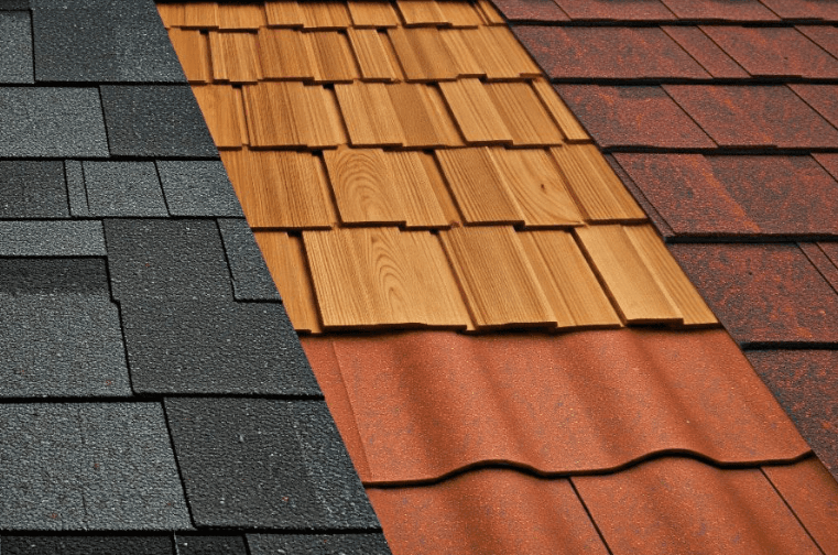 a man in a yellow shirt is working on a roof