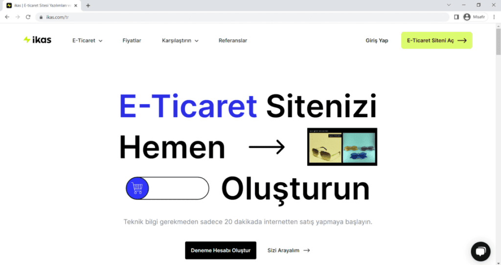 ikas,, e-ticaret, satış,