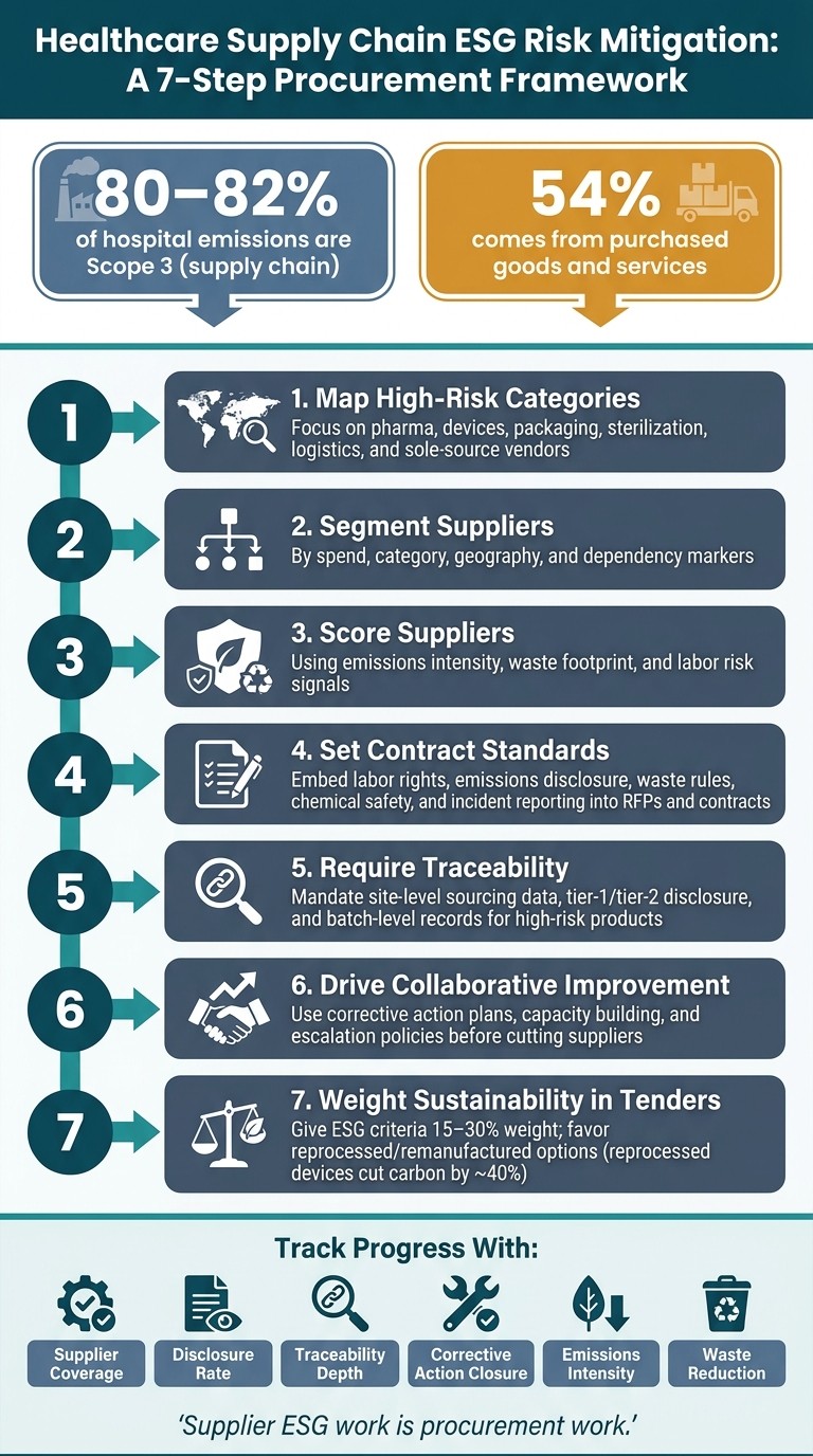Healthcare Supply Chain ESG Risk Mitigation: 7-Step Procurement Framework