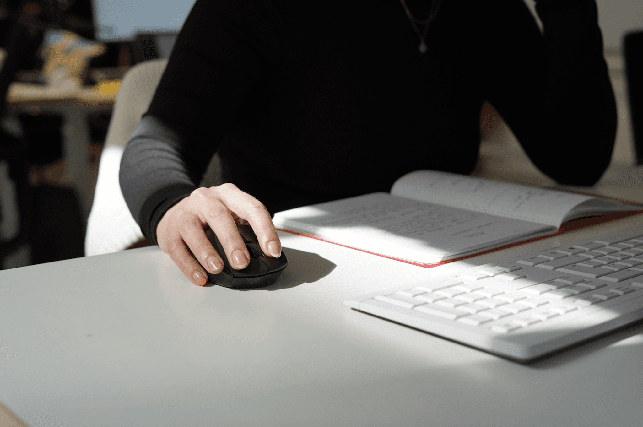 a laptop on a desk with code on the screen