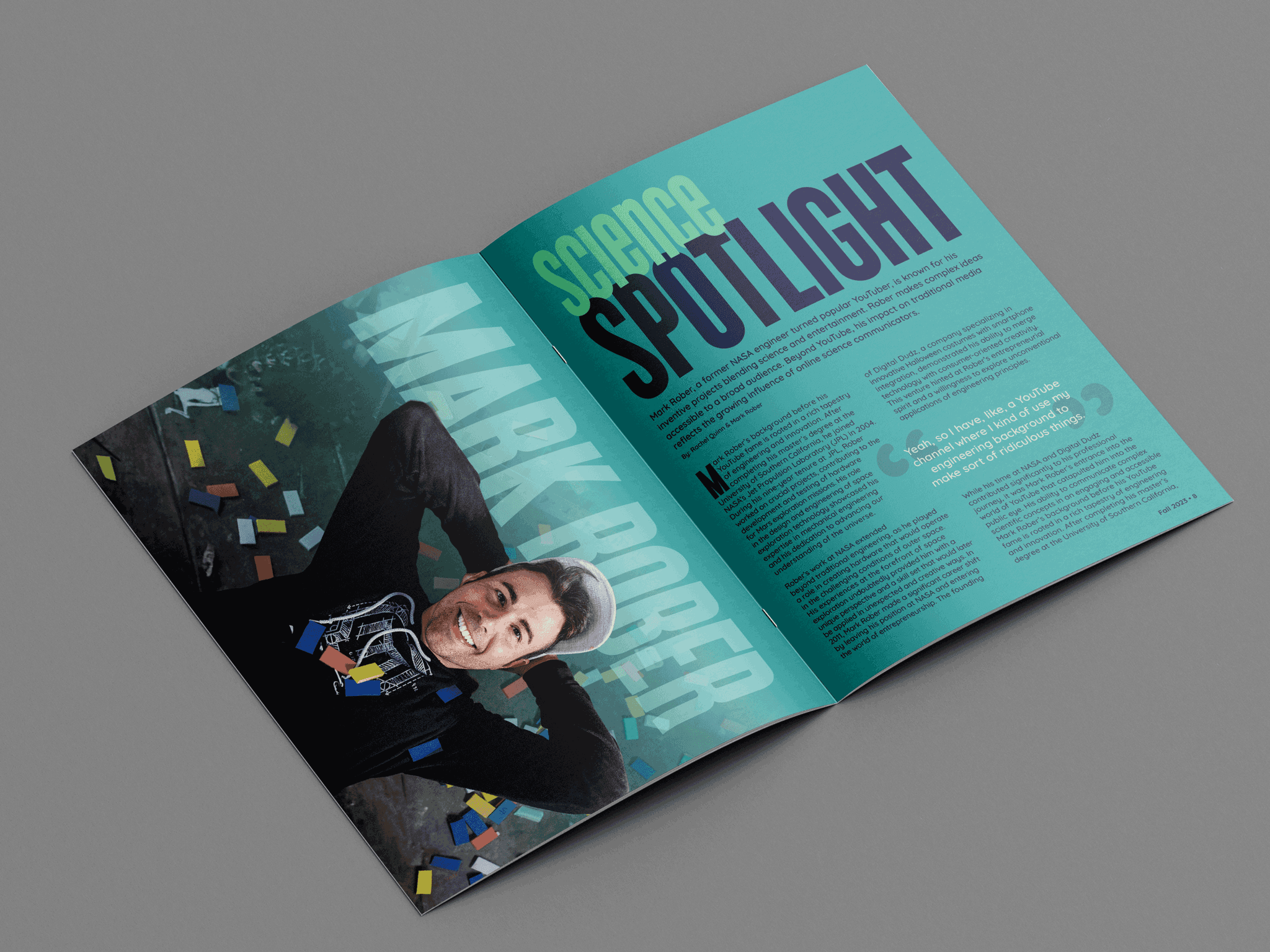 Petrii magazine mockup
