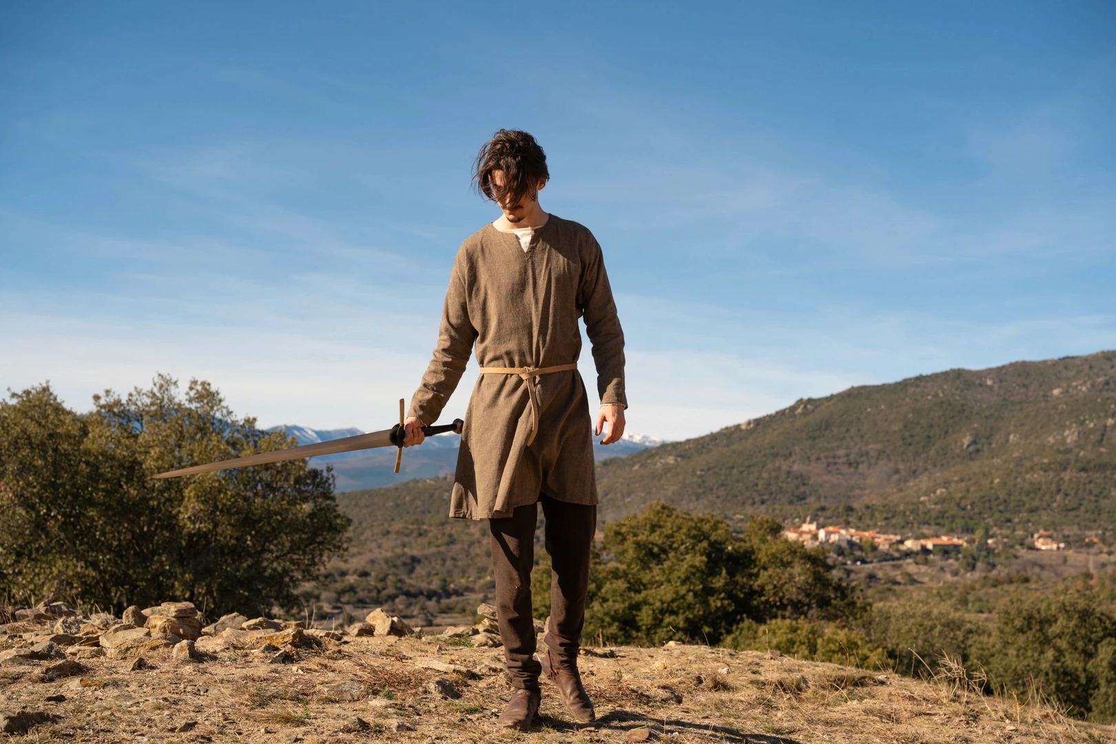 Modern abstract B&W composition