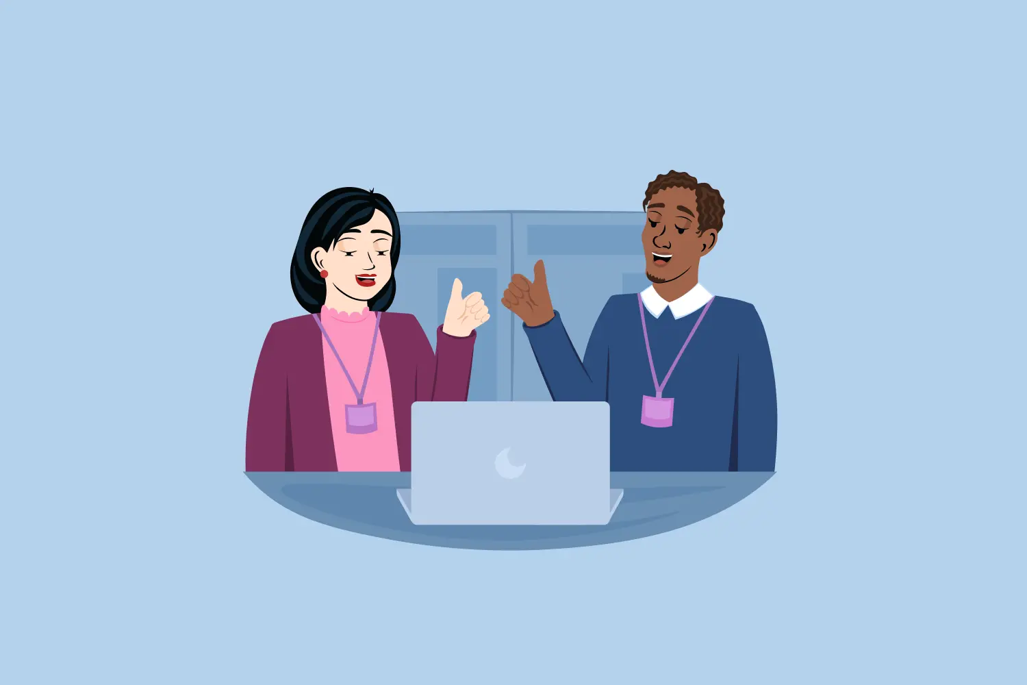 Two people learning - Arabic Phrases 