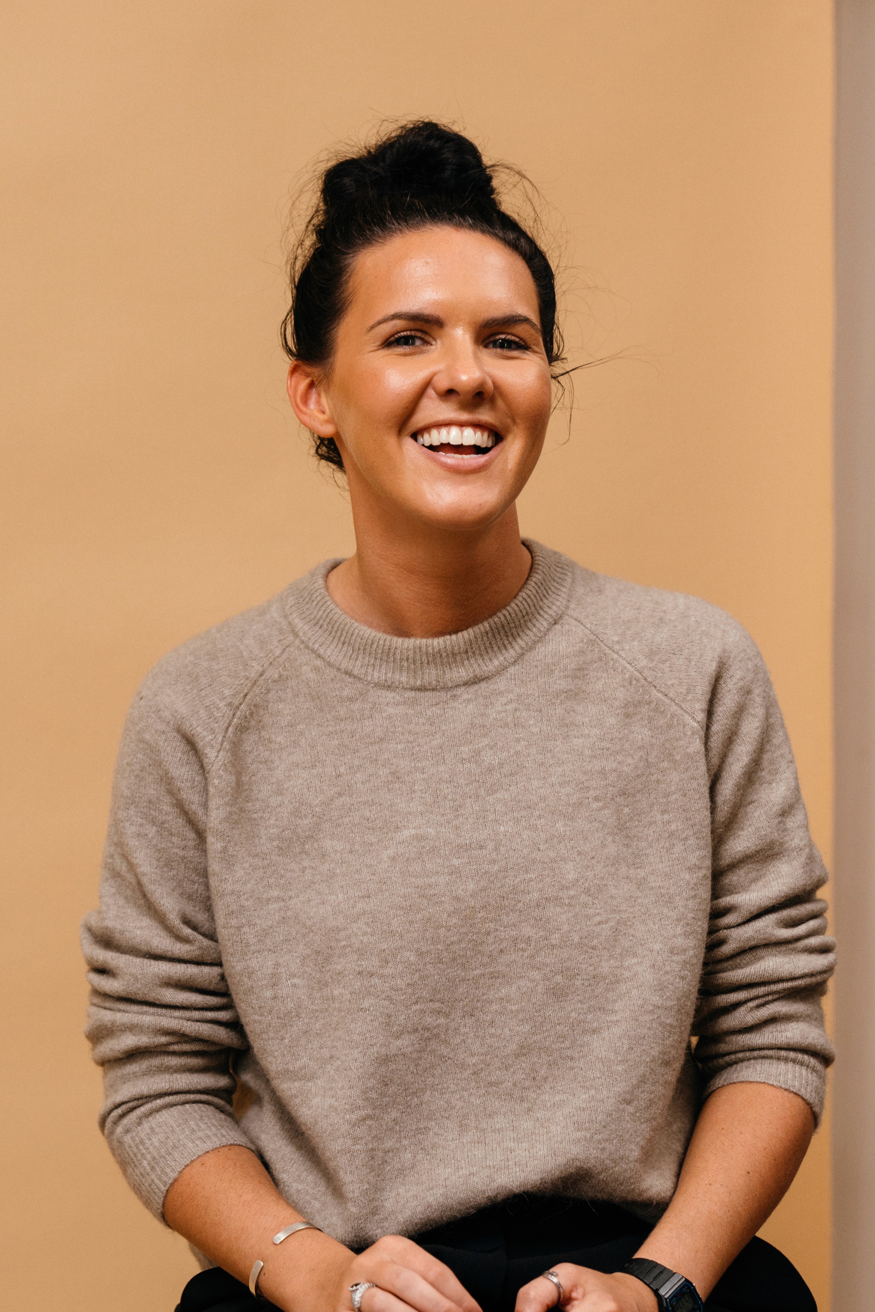 Portrait of portfolio creator – front view