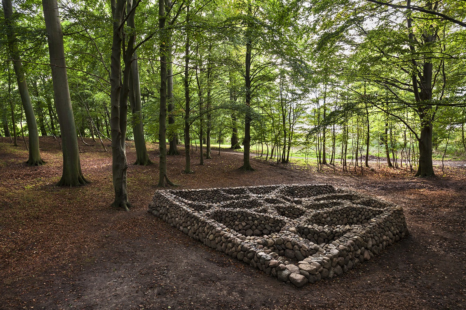 Trockenmauerkunstwerk Dan Snow