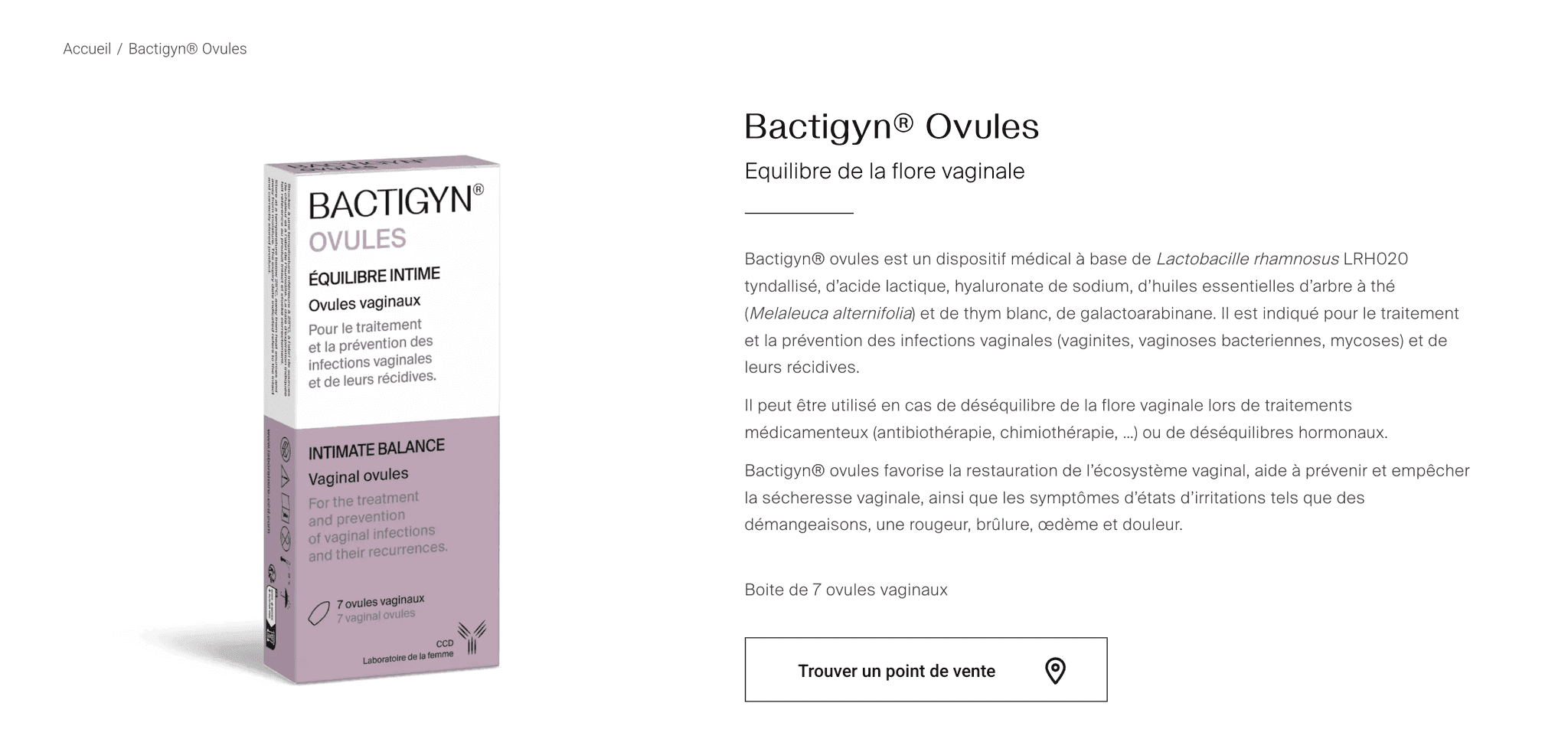 Bactigyn Ovules 