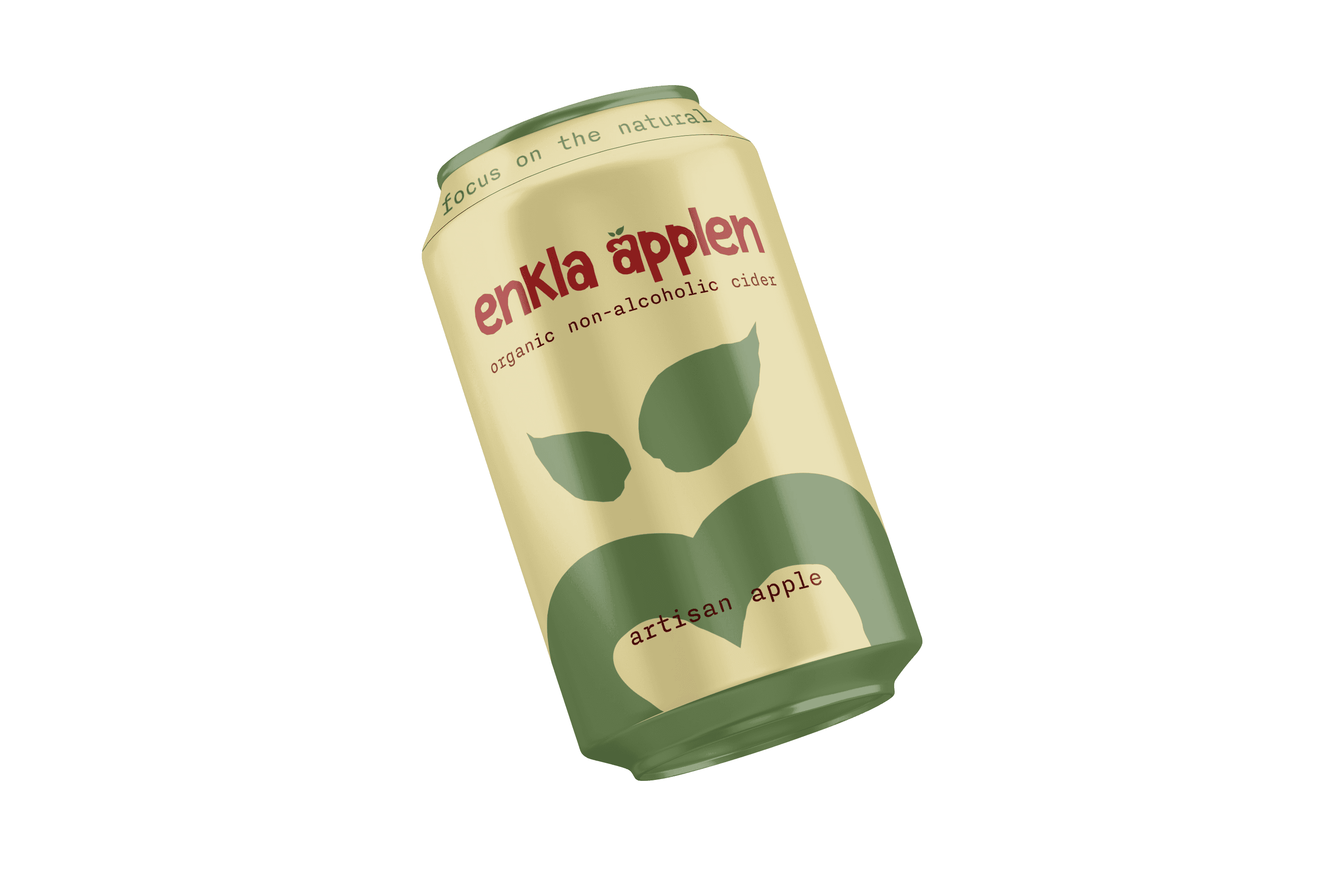 Enkla Äpplen cider can mockup