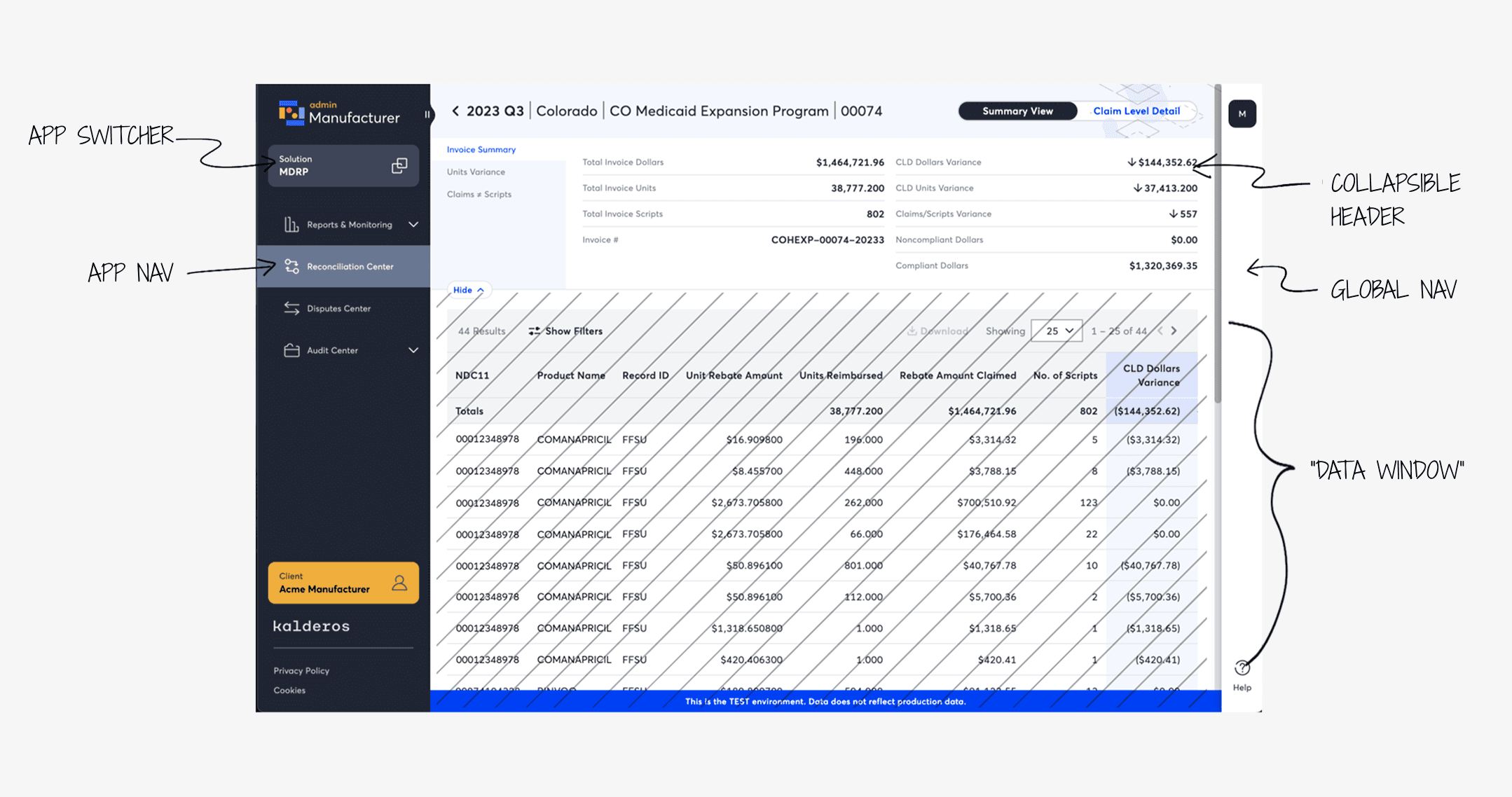 Image showing page layout.
