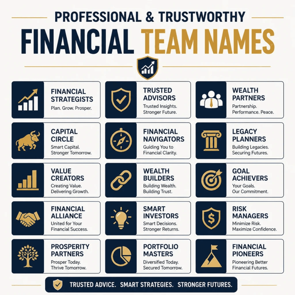 Group Names - ledger lords finance team