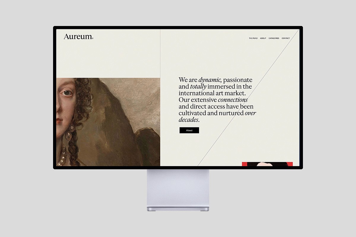 Aureum Website Home Page