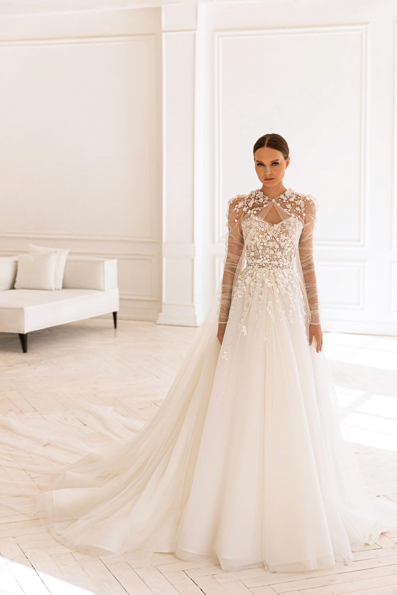 Outlet Brautkleid in klassischer A-Linie mit reduziertem Preis