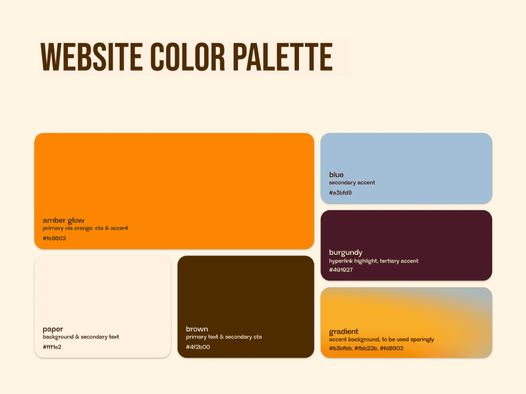 via color palette