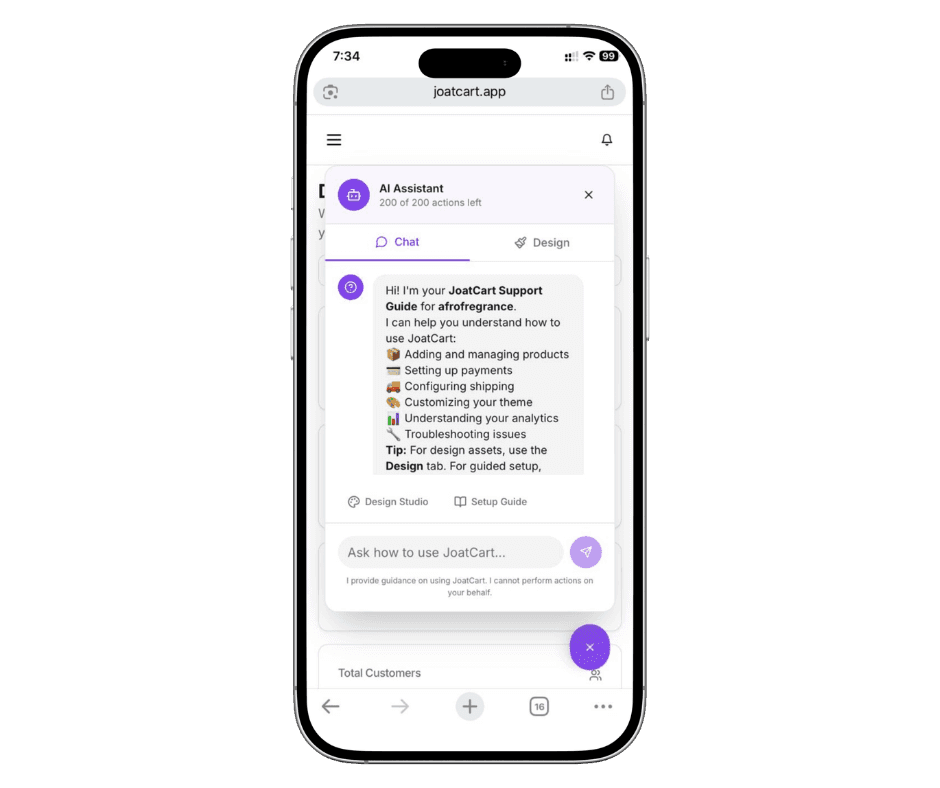 JoatCart Ai Assistant