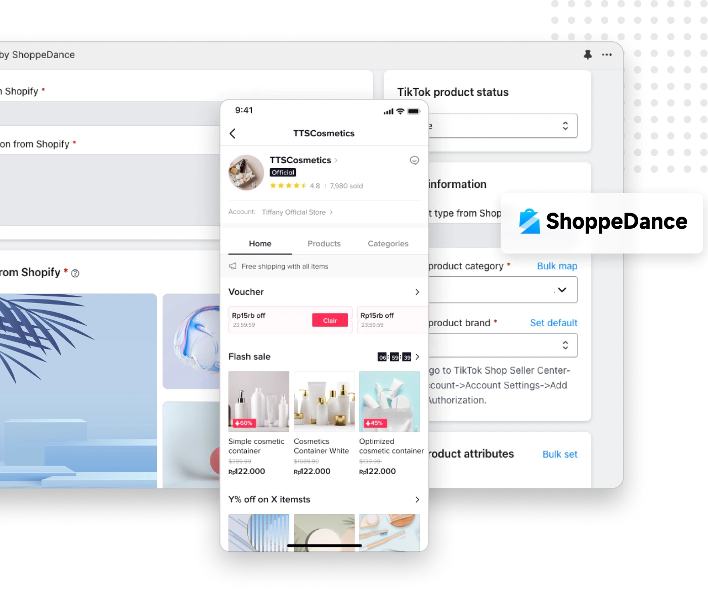Product Listing Sync Feature of ShoppeDance