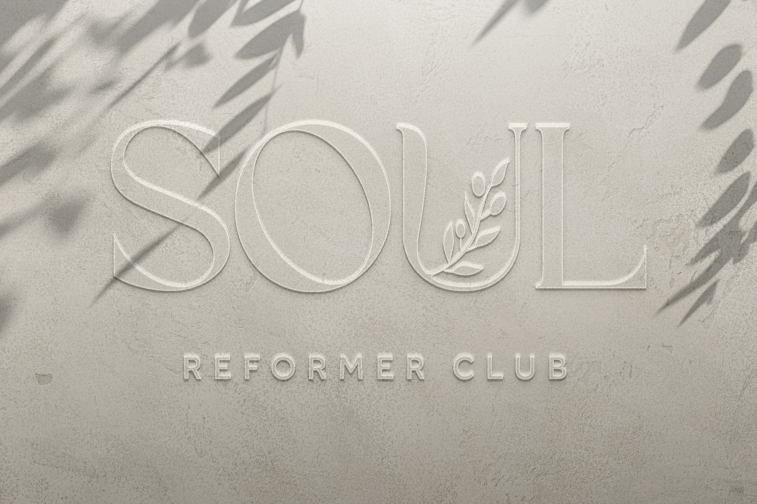 Sould Reformer Club Logo on a concrete wall