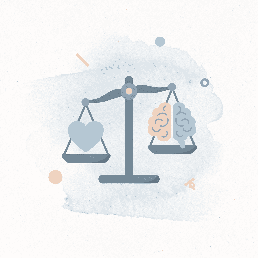 Balance scale comparing account size versus trading rules and structure