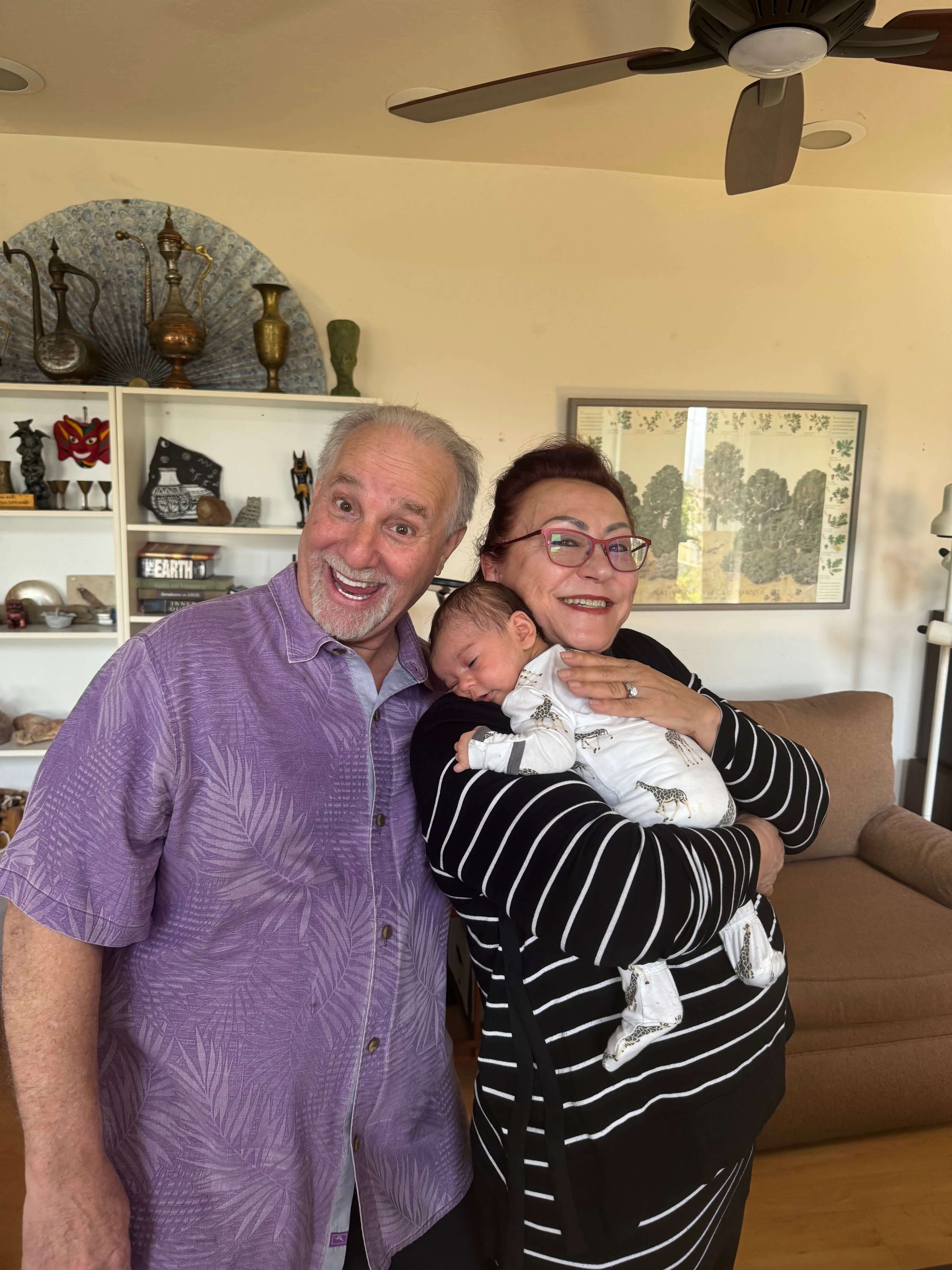 with grandparents at passover