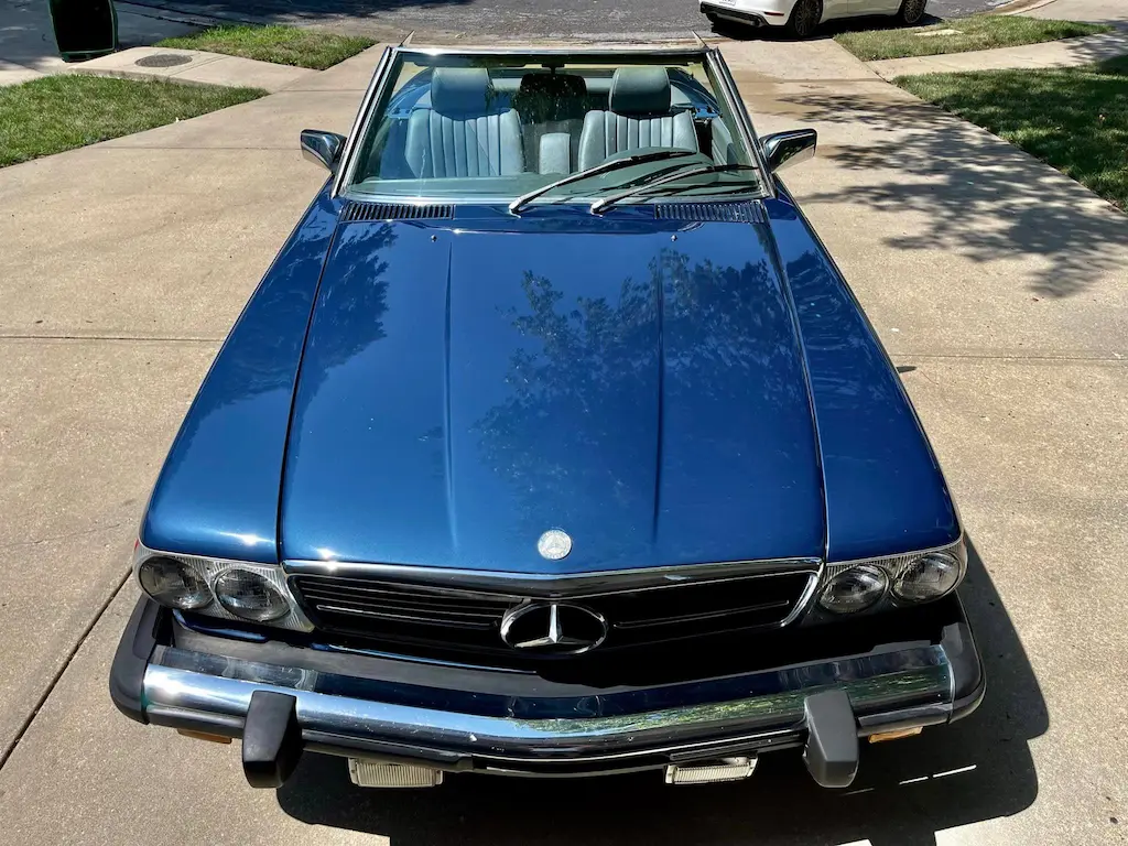 Mercedes after paint correction and detailing in kansas city
