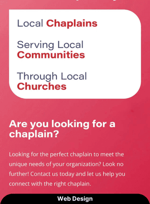 GWFC Chaplaincy Web Design