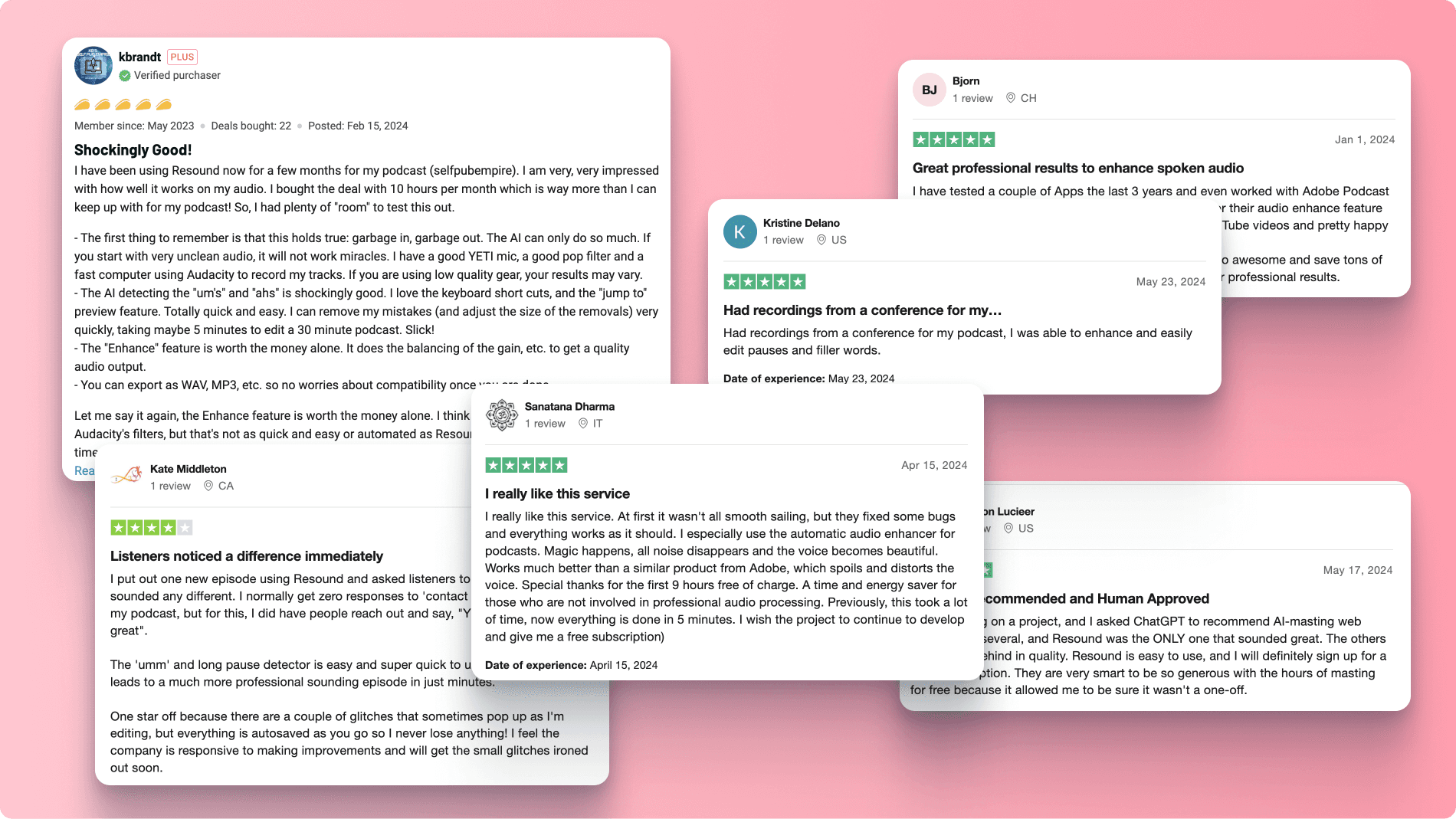 User feedback for our Enhance feature has been incredibly positive since it launched in October 2023.