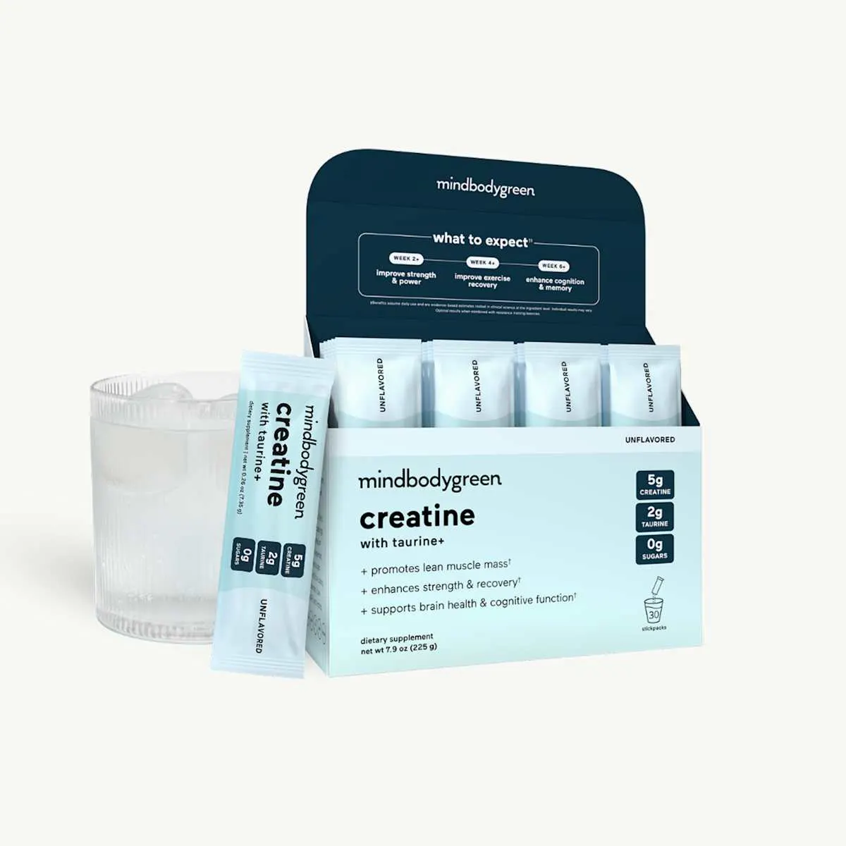 mindbodygreen Creatine+ with Taurine 