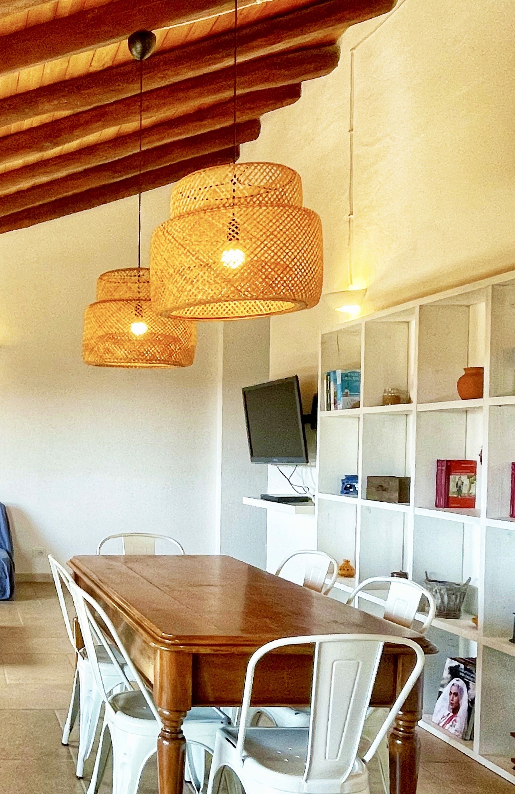 saolne e zona pranzo dell'appartamento La Peonia