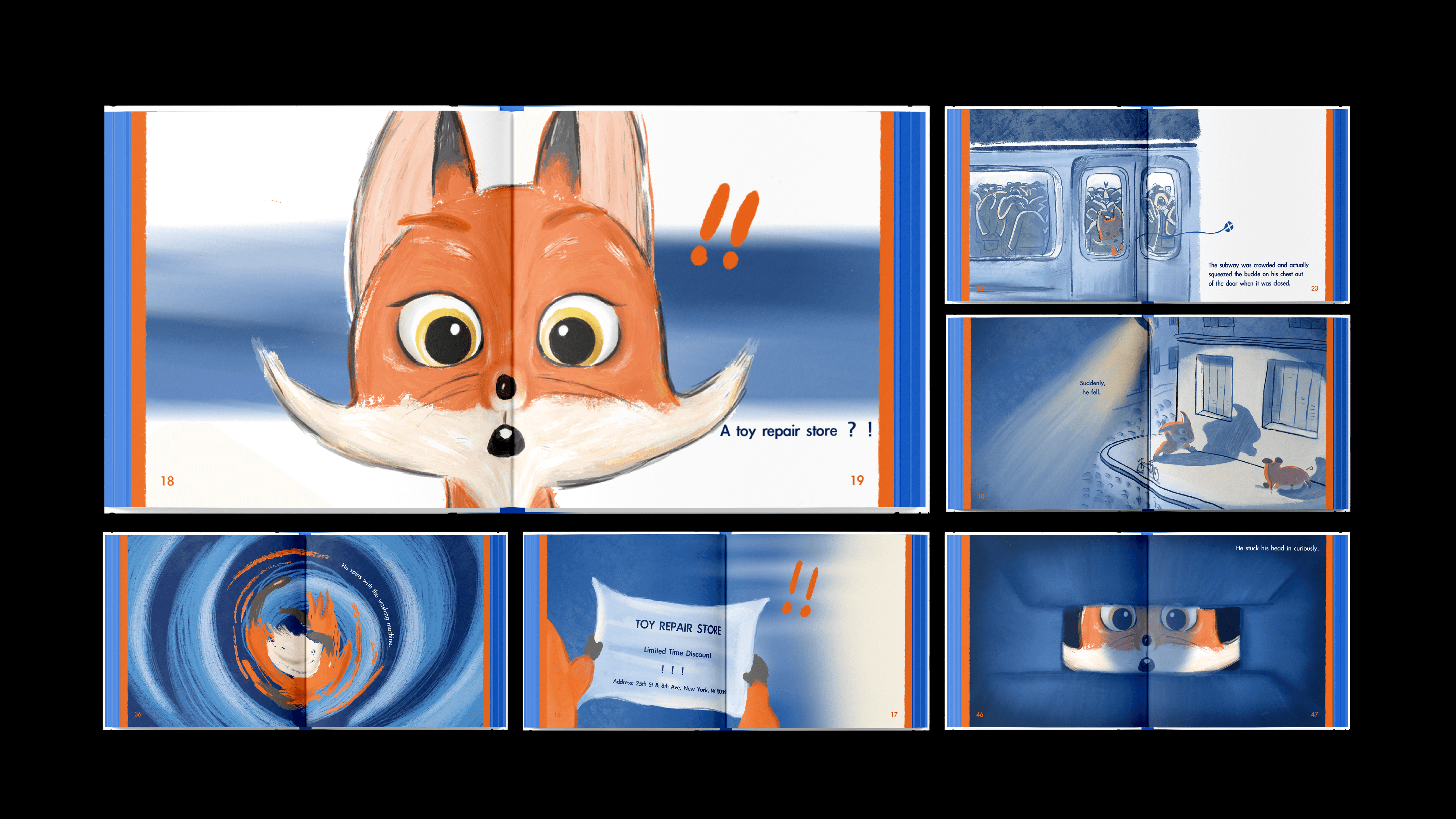 Streetside billboard with flyposters of the Batch.Works brand and illustrations