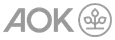 Logo der AOK in grau