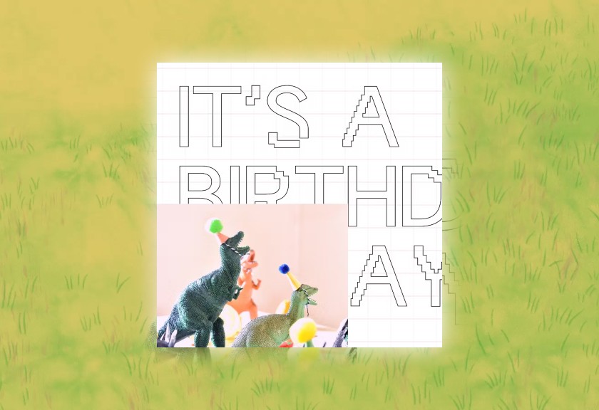 Elegant baby shower template featuring a scenic painted landscape with soft clouds and romantic “You’re Invited” text.