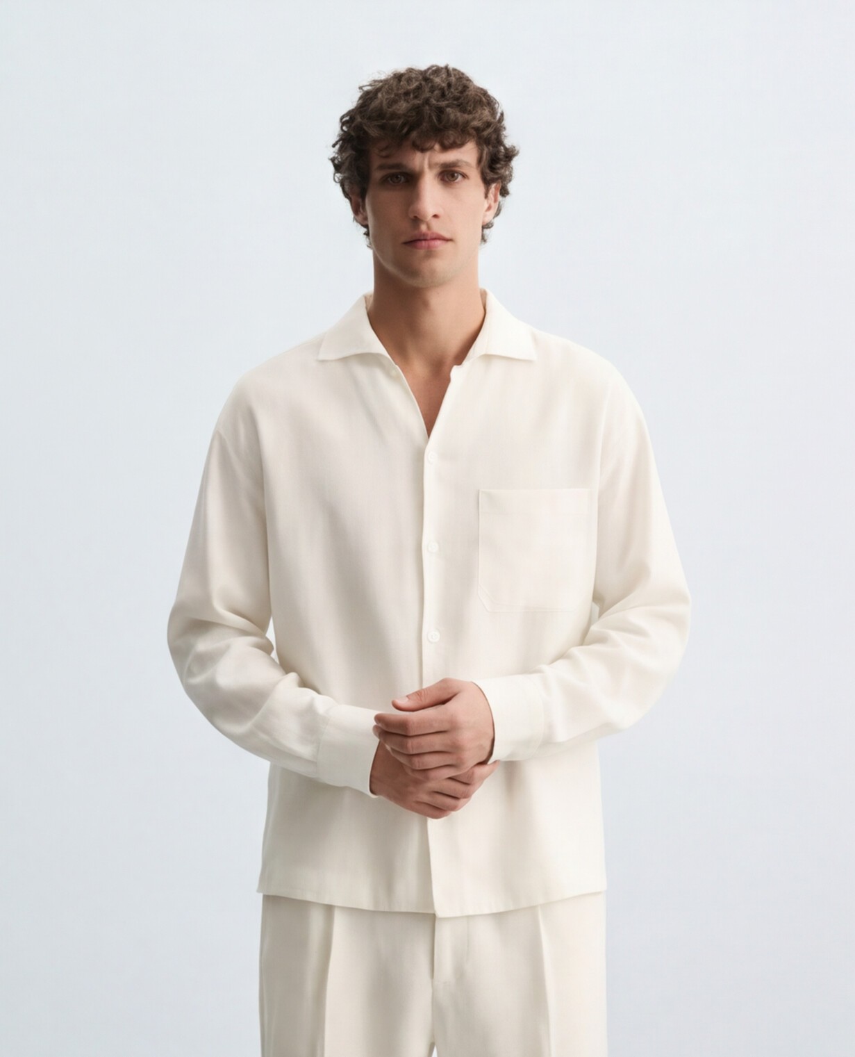 All-White Linen Co-ord Set