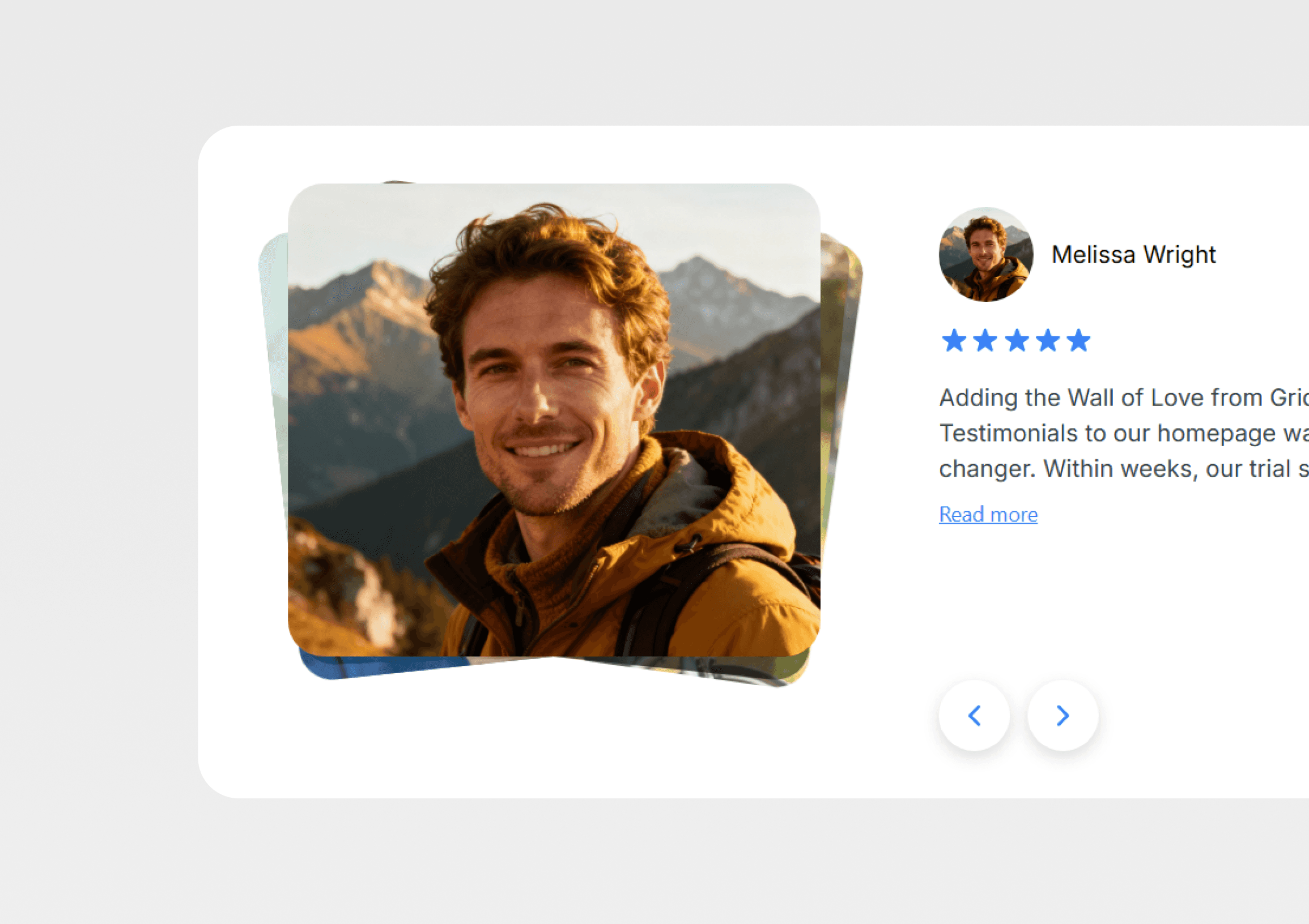 Animated testimonials | Gridapps Testimonials 