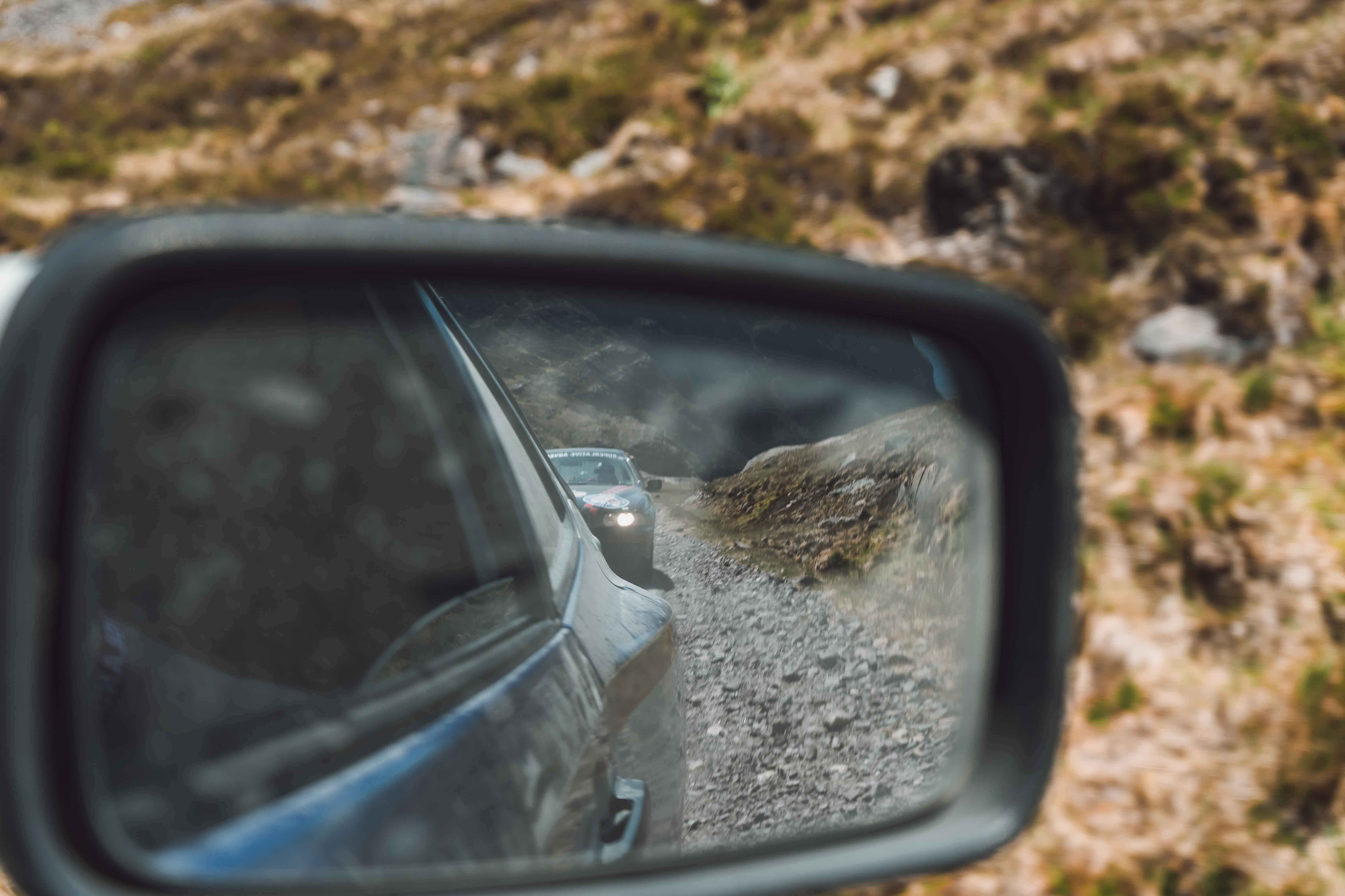 Sunset view over calm desert hills.