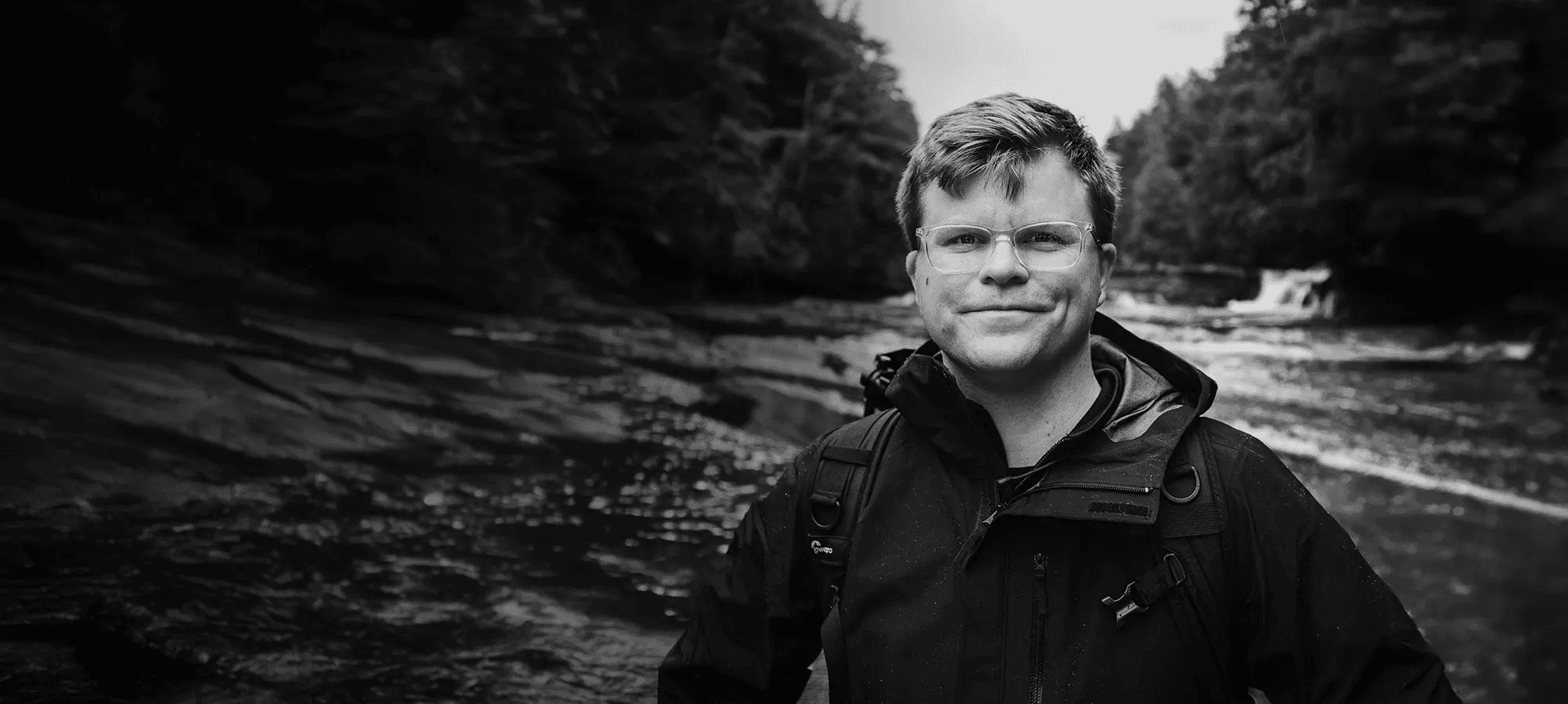 Portrait of person at porcupine mountains