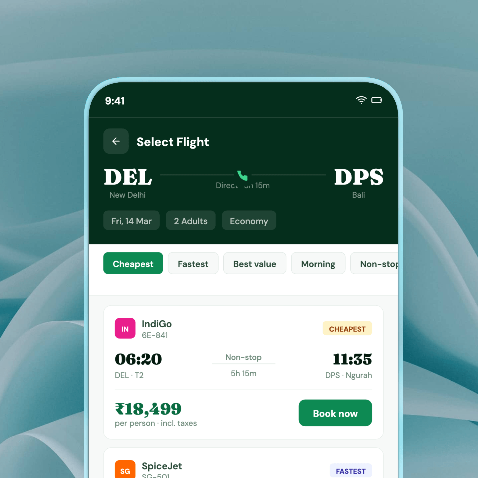 Mobile UI Mockup