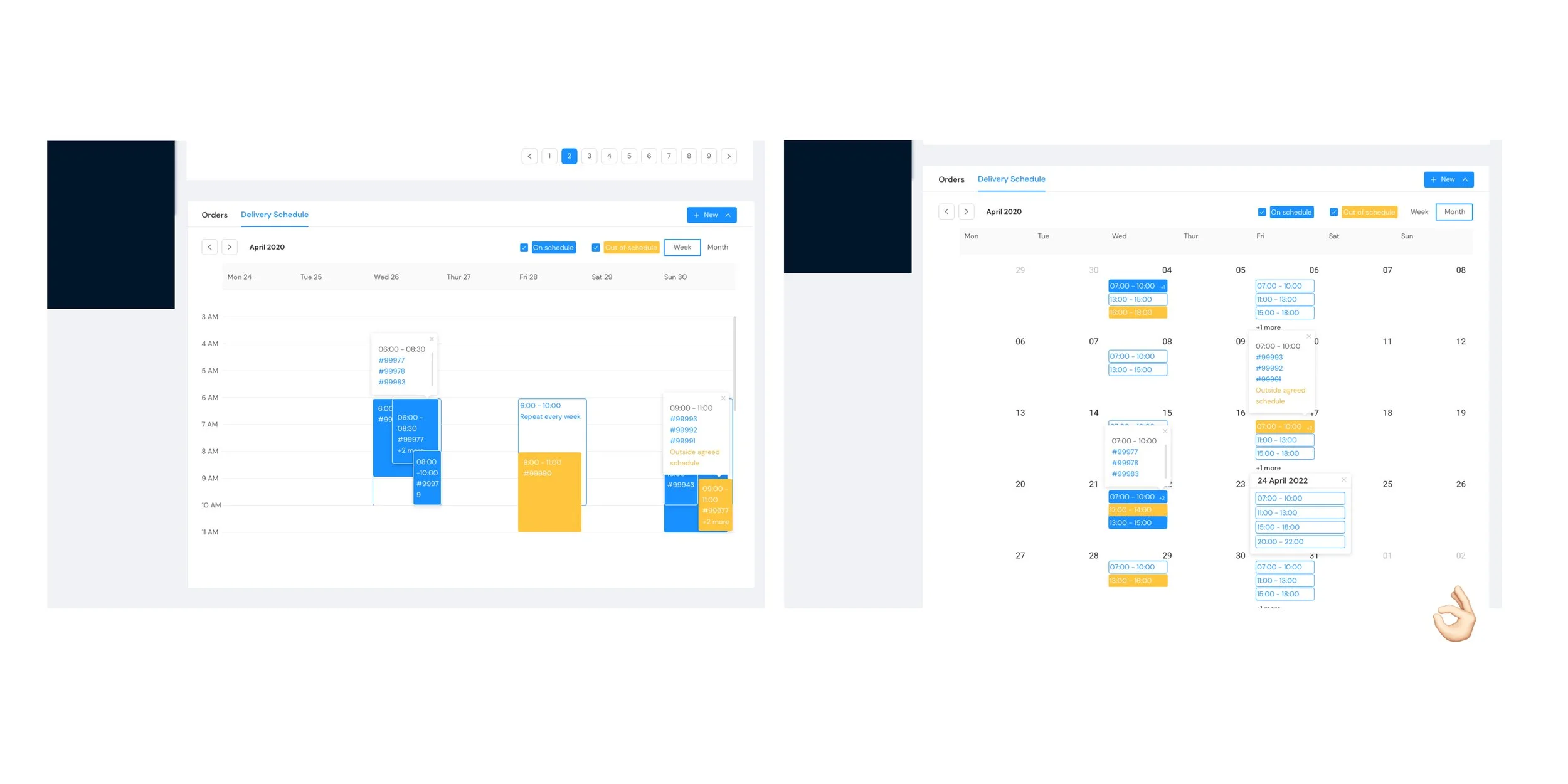 Business dashboard showing revenue, deals, customer list, growth chart, and new activity.