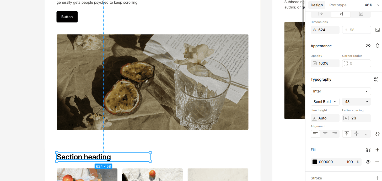 Beginner working with components in Figma interface