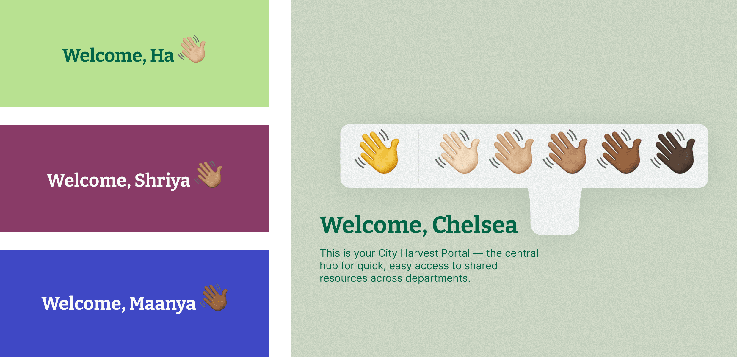 Emojis in the portal