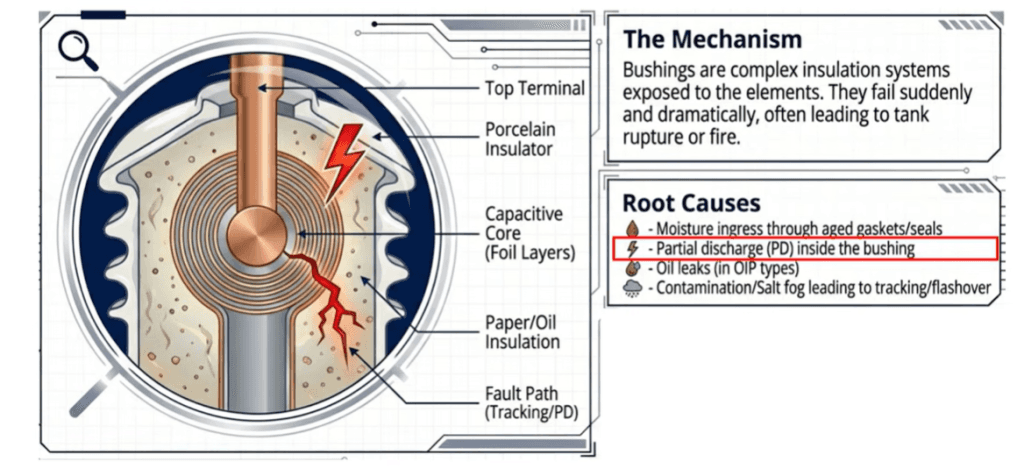 Bushing failure