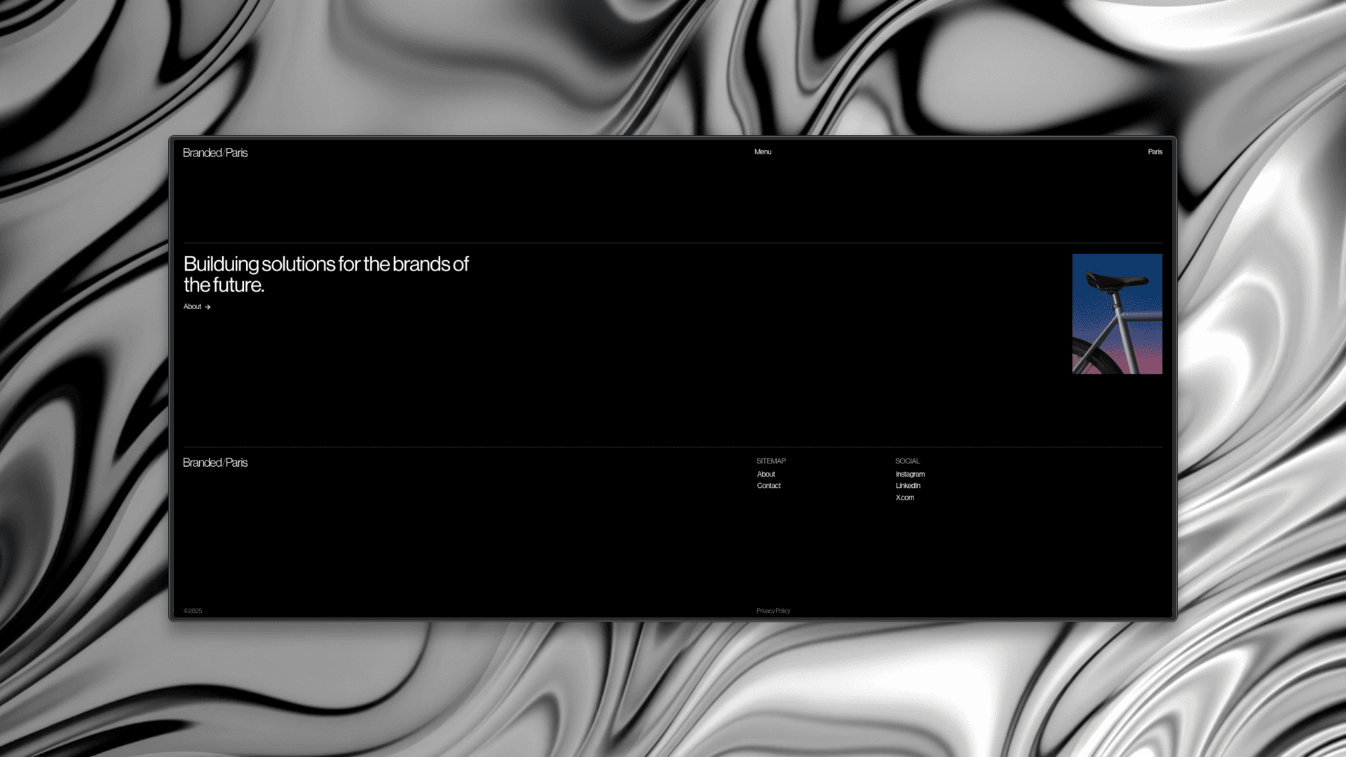 Laptop showing Bloomy UI