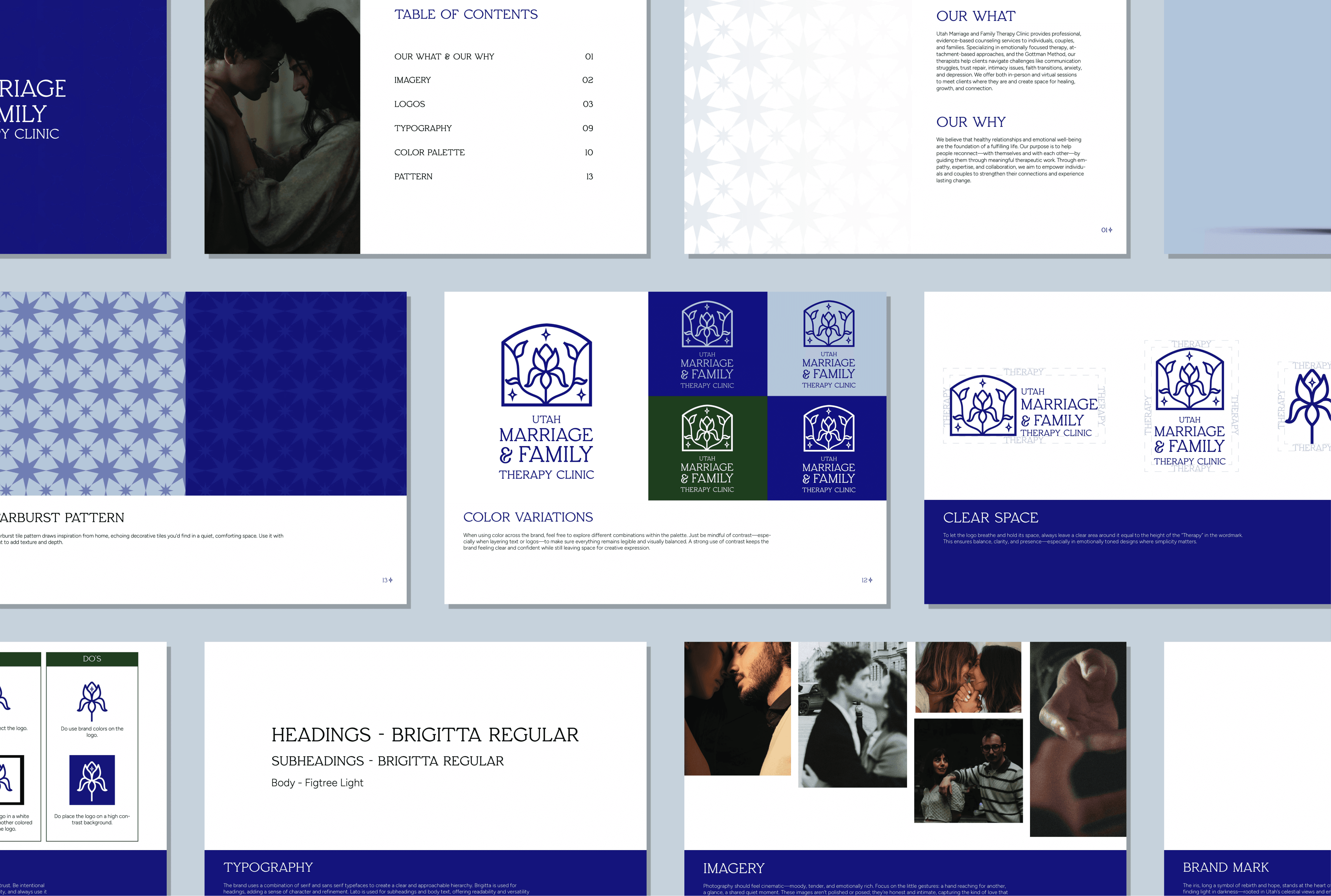 Utah Marriage and Family Therapy Clinic brand guide