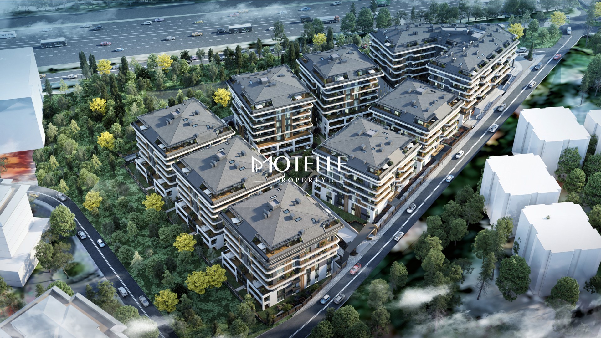 Luxury 1 bedroom apartment in Etiler Istanbul modern interior design