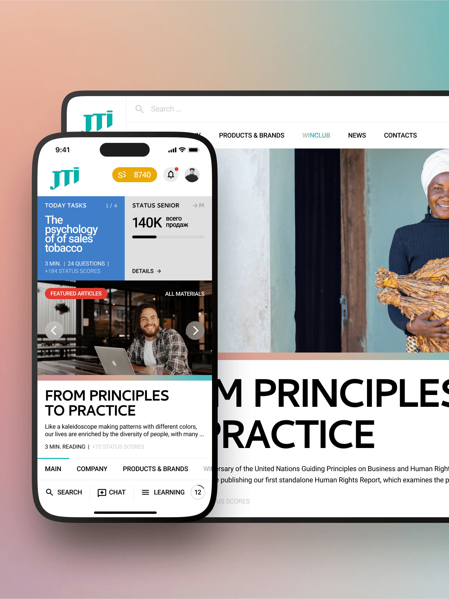 Service for sellers of JTI tobacco products