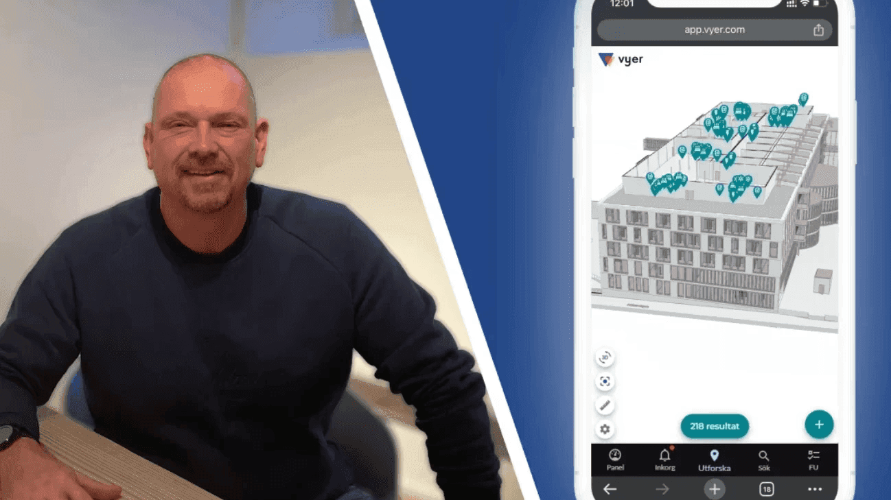 Kim Hesselius, property consultant, working with digital twins in Vyer