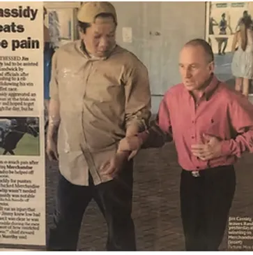 Longy Nguyen and Jim Cassidy newspaper feature