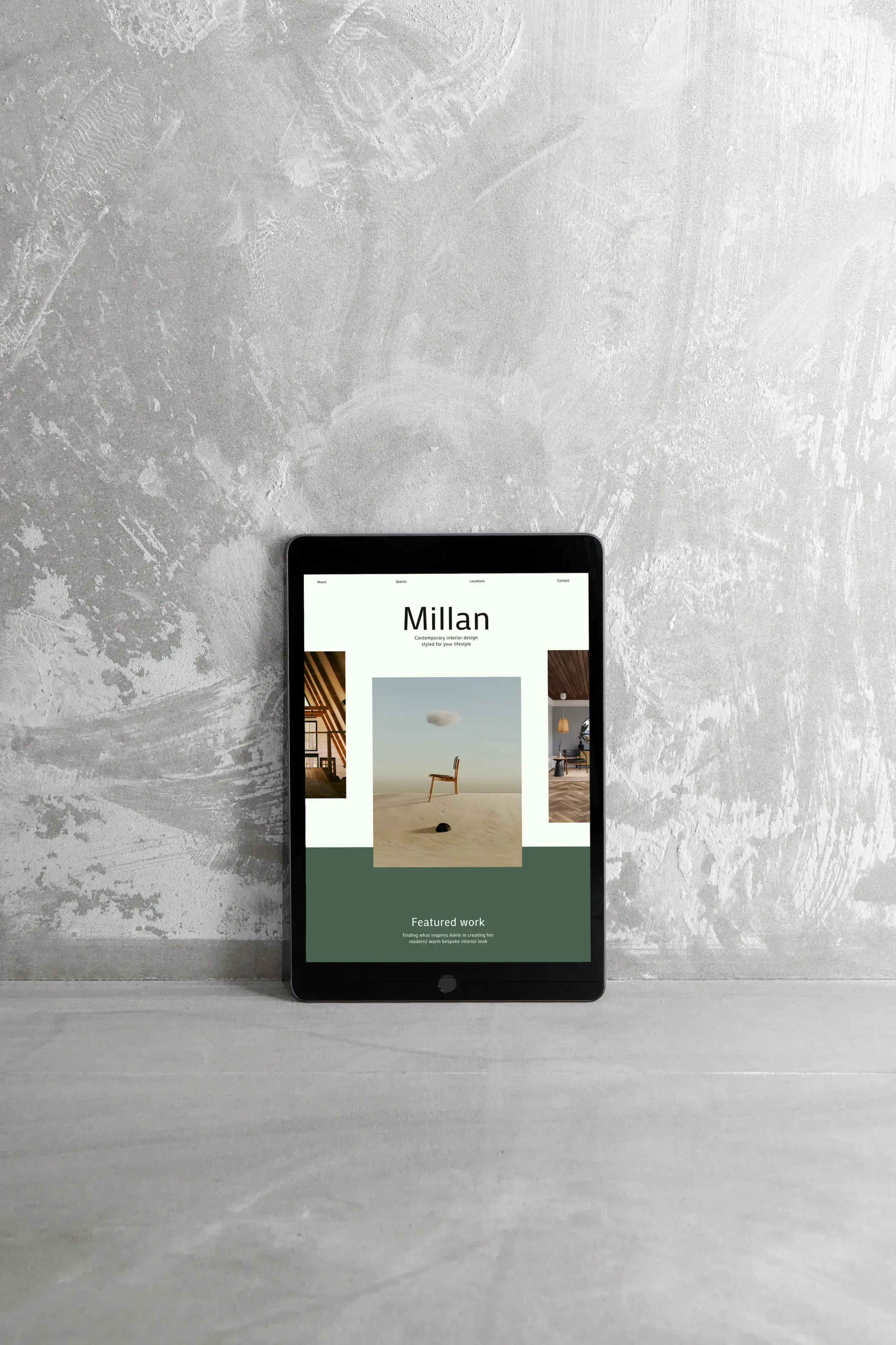 Millan interior design template ipad version