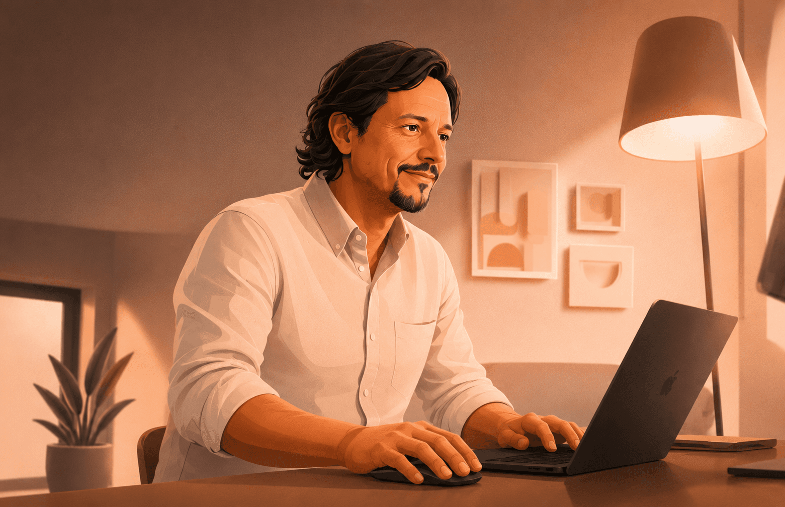 Portrait of portfolio creator