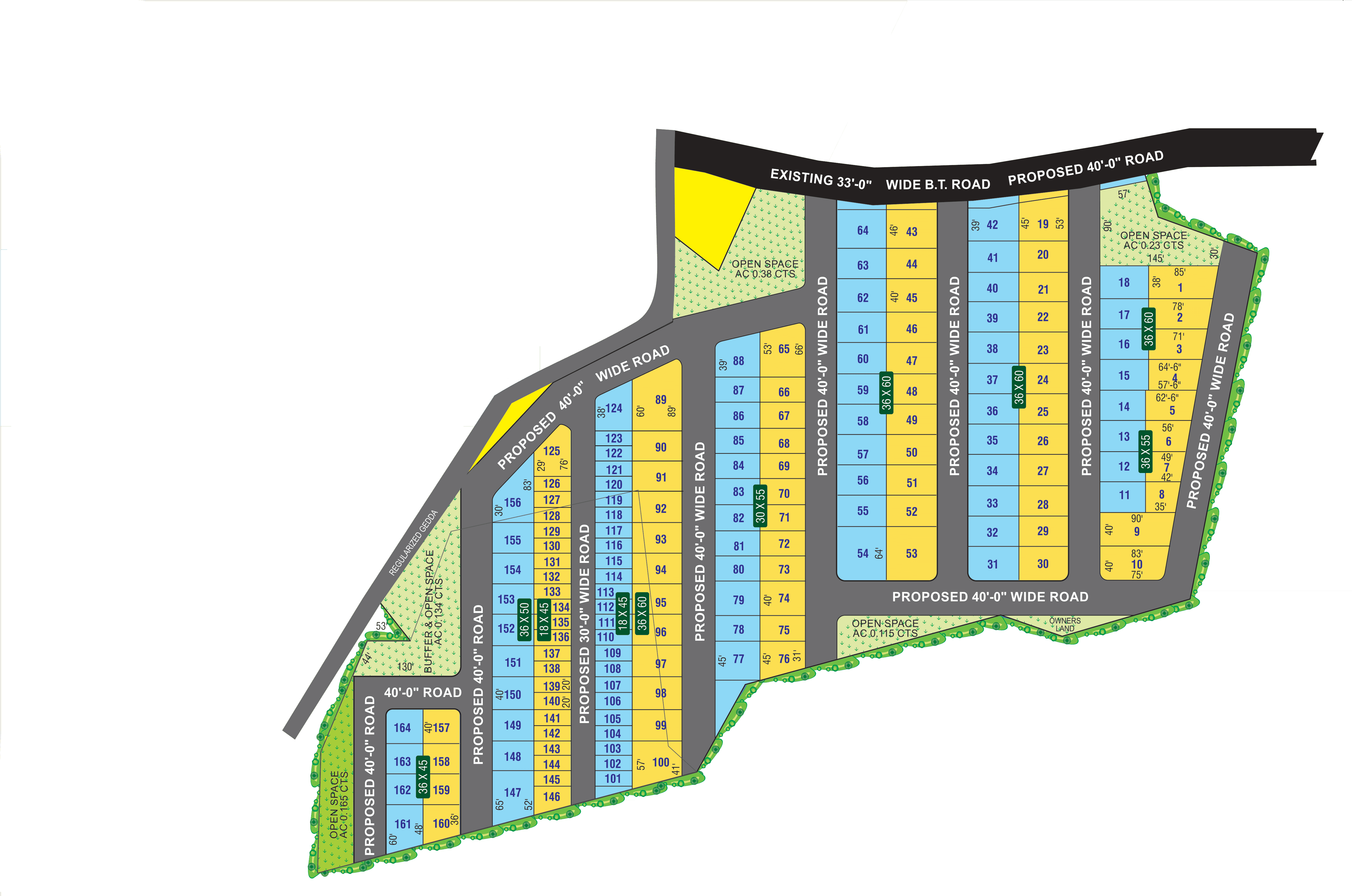 Hill View Meadow layout by Charan Group