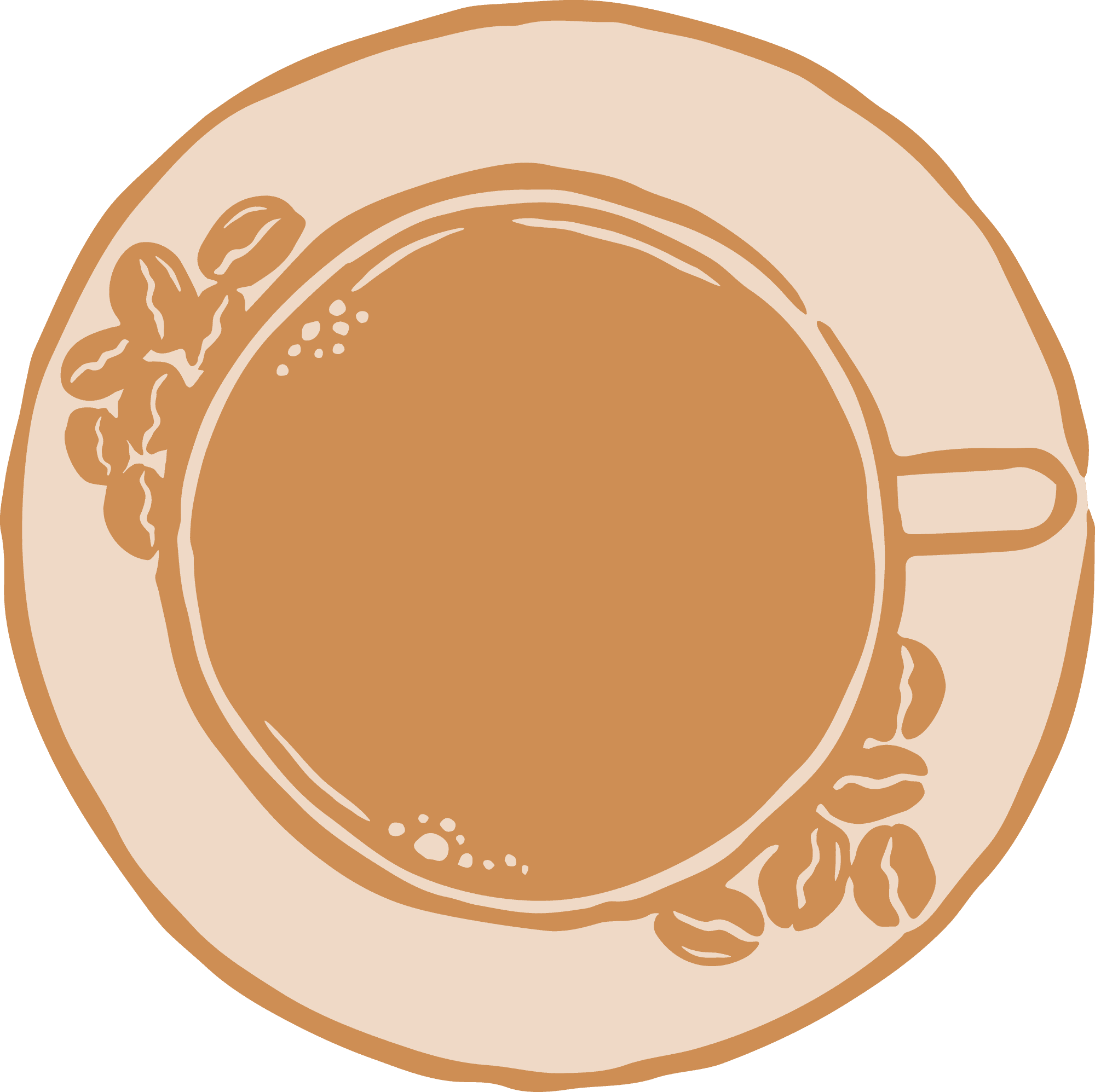 A coffee bag illustration