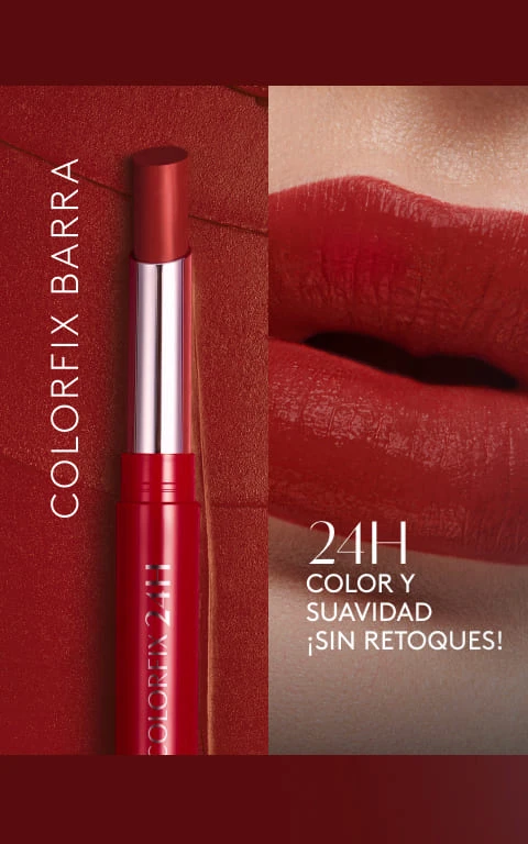 Labial en barra COLORFIX 24H - color y suavidad sin retoques ésika