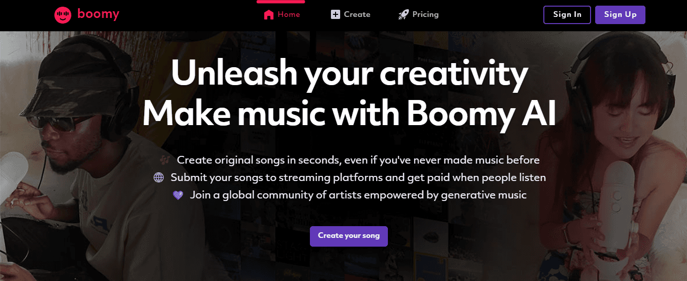 Boomy - Best AI Music Generator